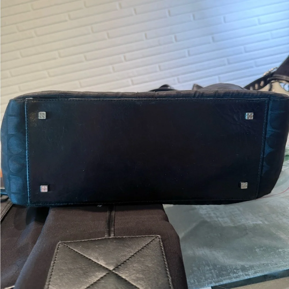 Kate Spade Vintage Black Nylon Shoulder Bag Made in Italy